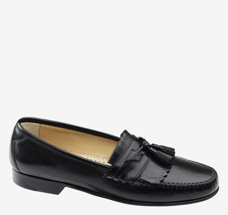 Johnston & Murphy Breland Kiltie Tassel Loafers Herr - Svarta Finskor [ZV1502946]